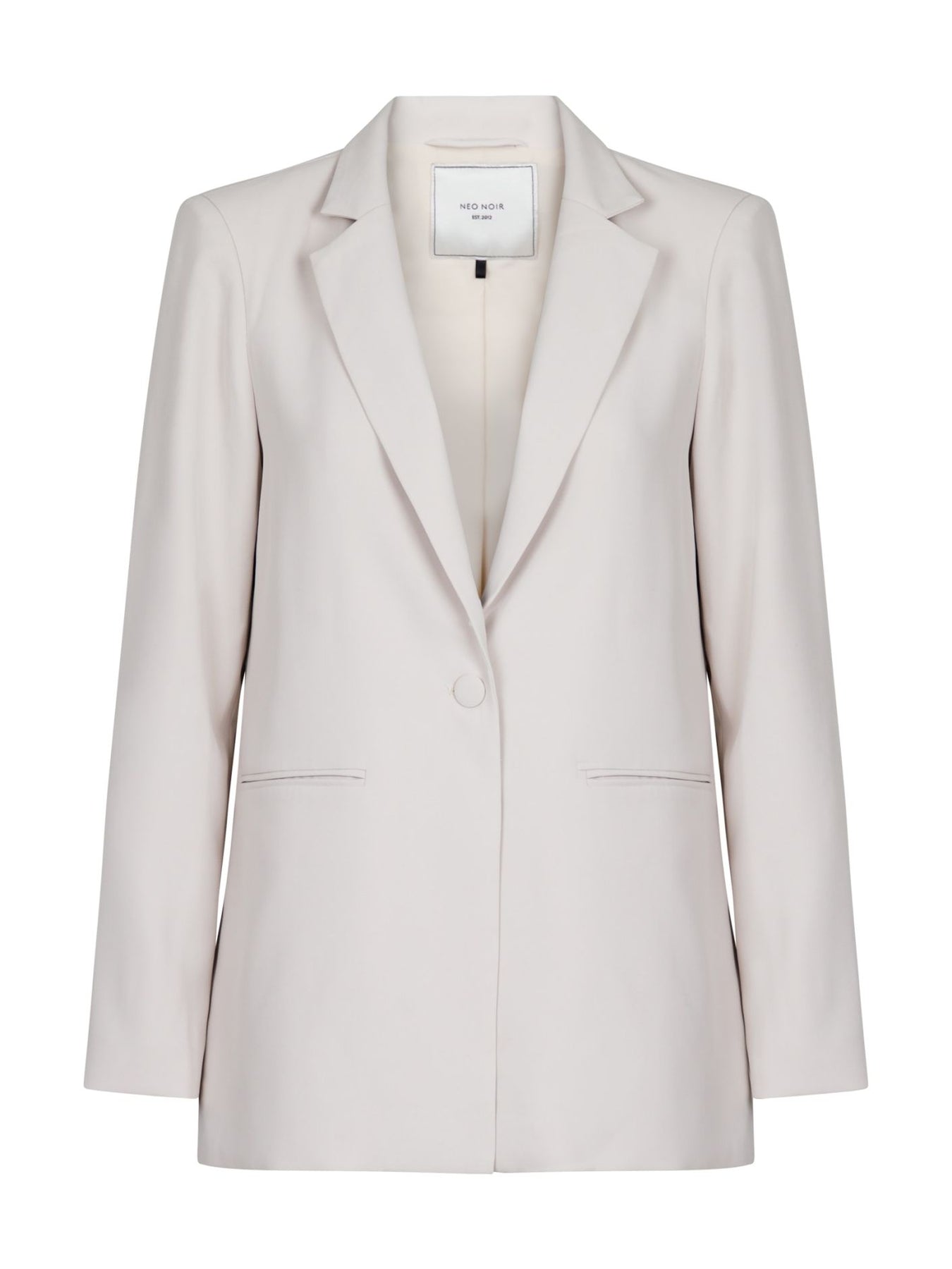Avery Woven Blazer - Ivory