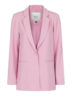 Avery Woven Blazer - Rose