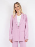 Avery Woven Blazer - Rose