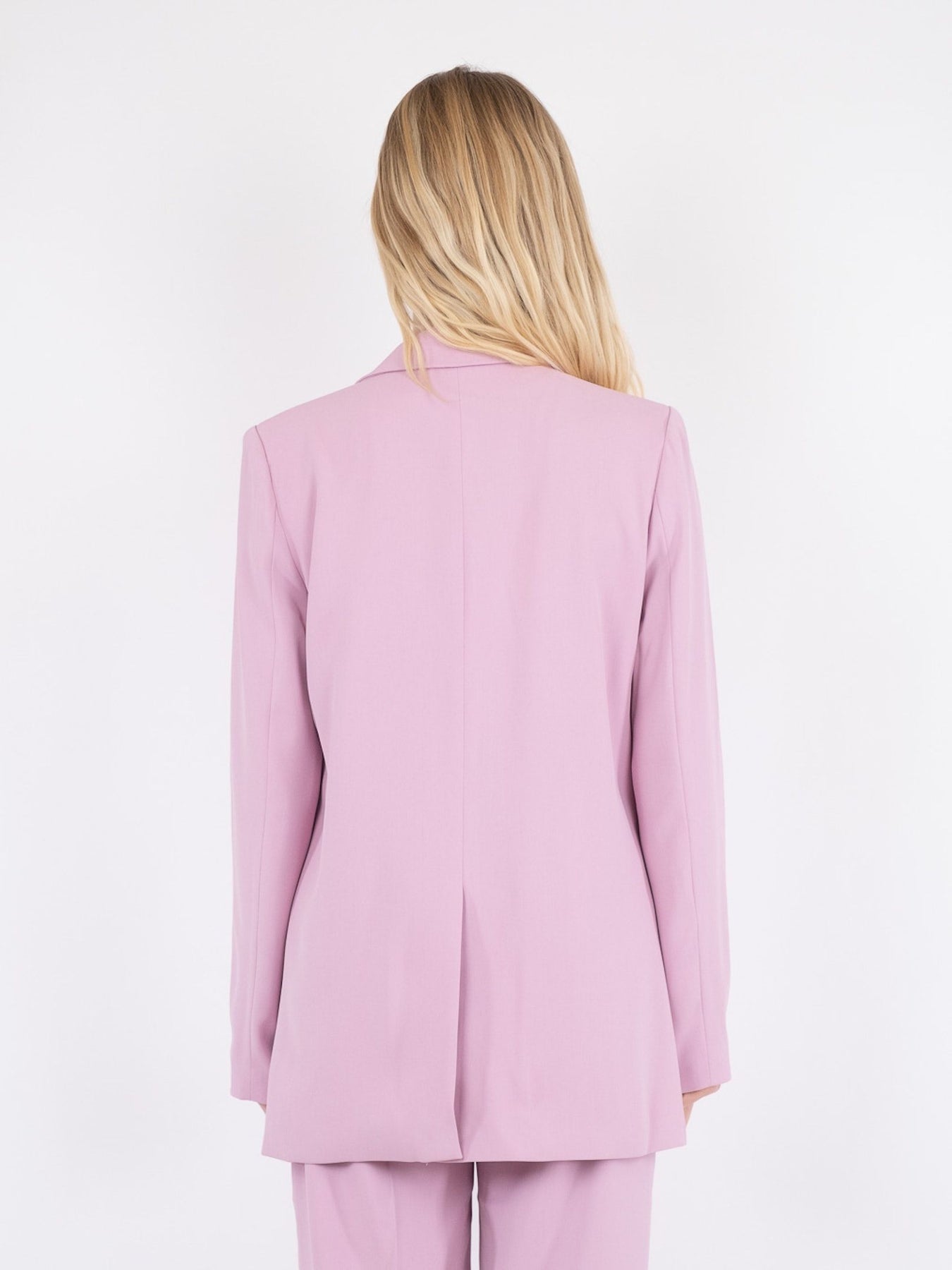 Avery Woven Blazer - Rose