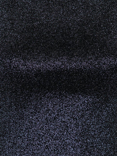 Marta Glitter Knit Top - Black