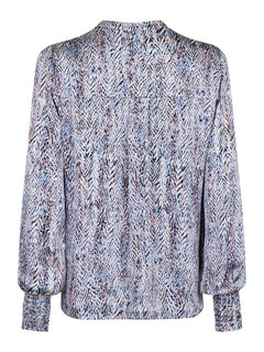 Kala Ditsy Multi Blouse - Blue