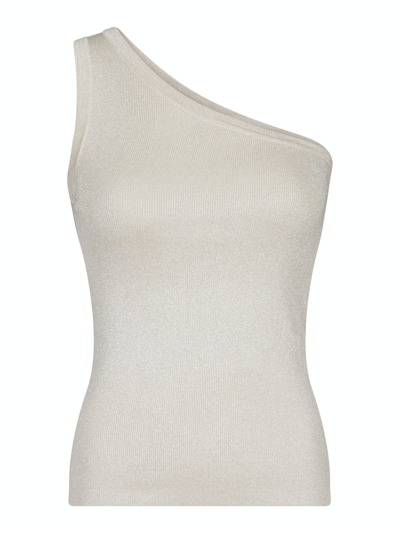 Clementine Glitter Knit Top - Champagne