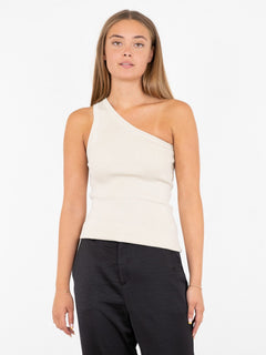 Clementine Glitter Knit Top - Champagne