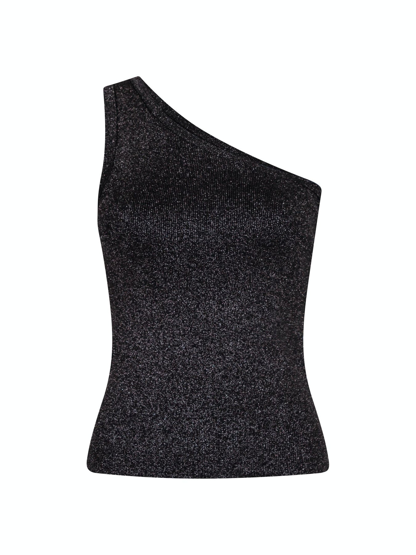 Clementine Glitter Knit Top - Black