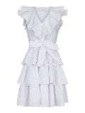 Ramsey Solid Dress - White