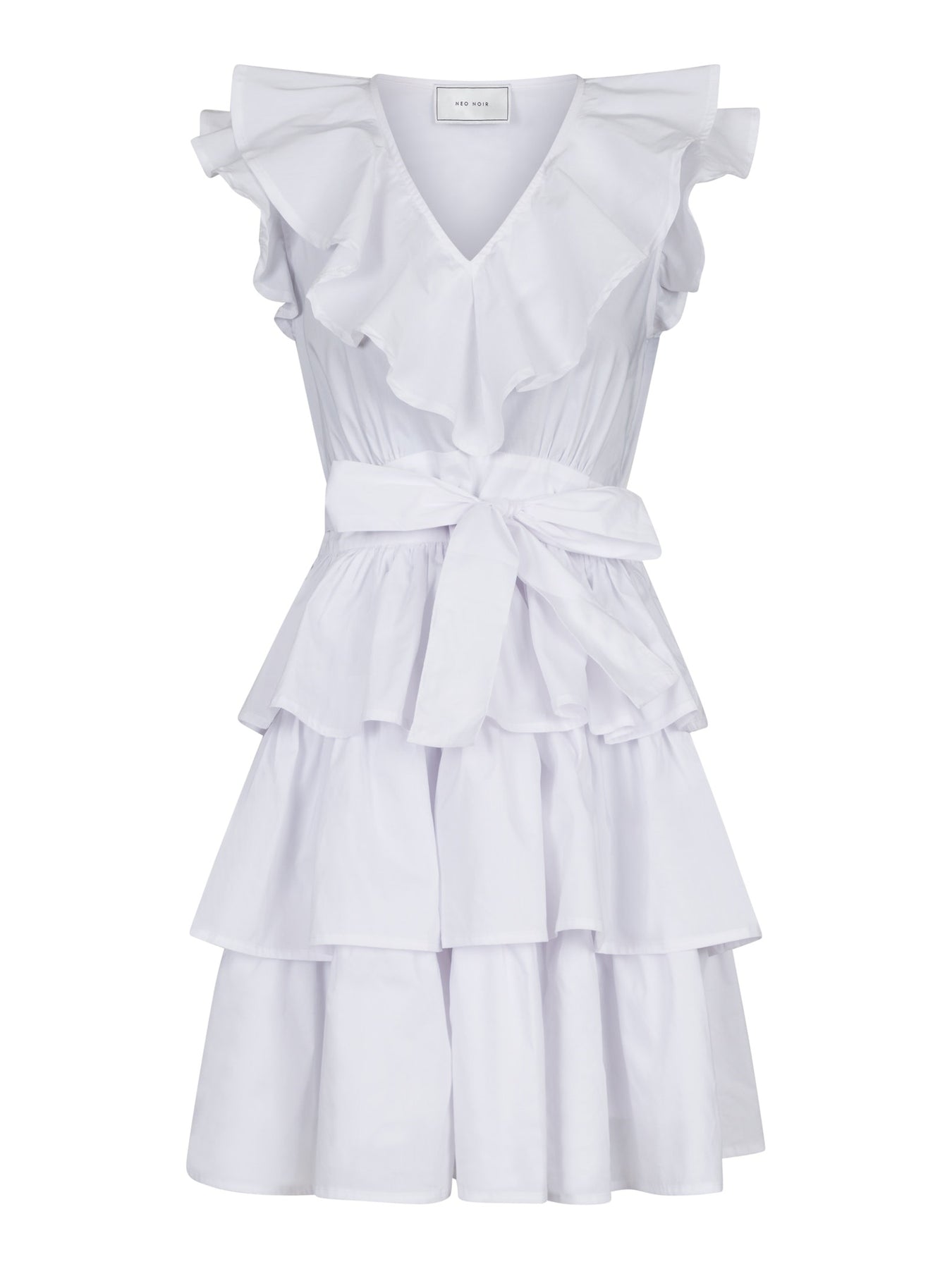 Ramsey Solid Dress - White