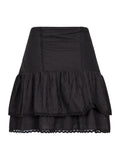 Sander Dobby Stitch Skirt - Black