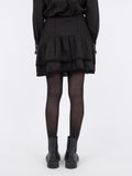 Sander Dobby Stitch Skirt - Black