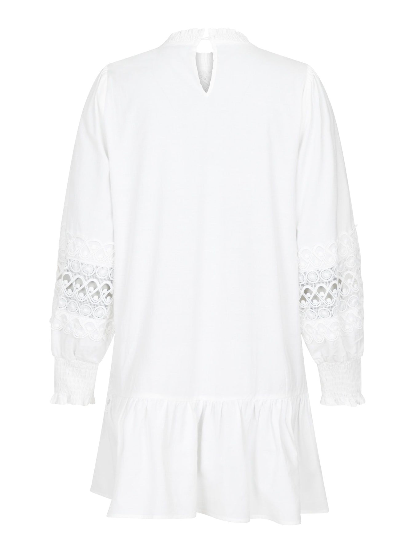 Katja Embroidery Dress - White