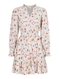 Daffodil Embroidery Dress - White