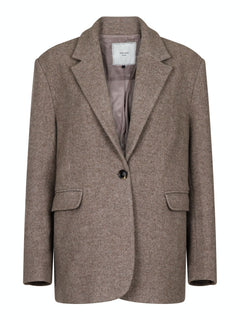 Gaby Twill Blazer - Sand Melange