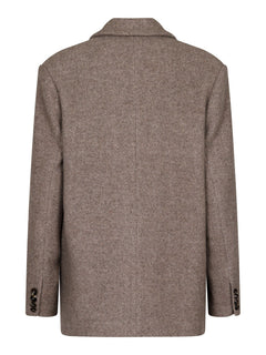 Gaby Twill Blazer - Sand Melange