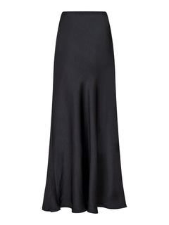 Vicky Heavy Sateen Skirt - Black