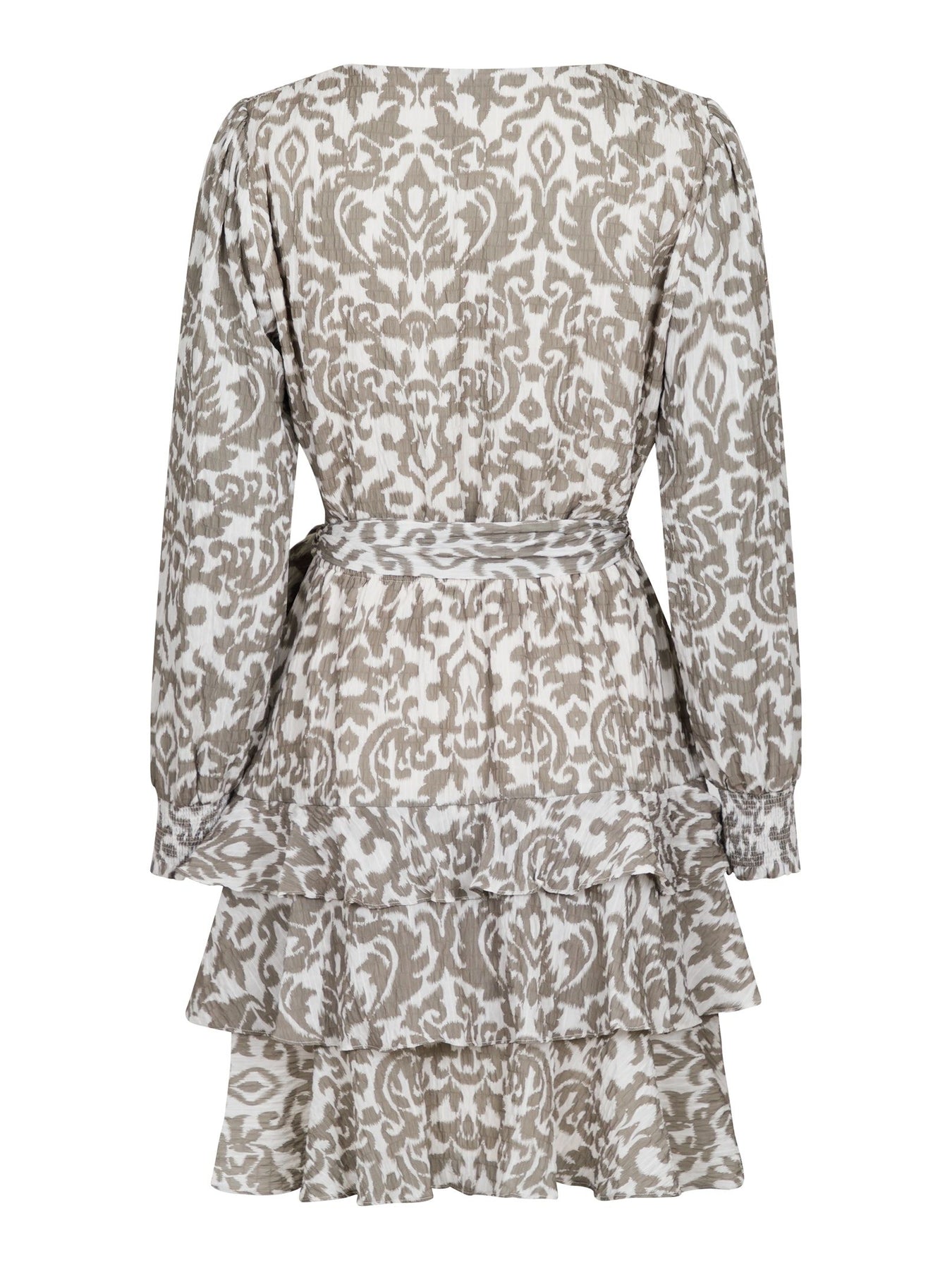 Dennie Abstract Dress - Camel