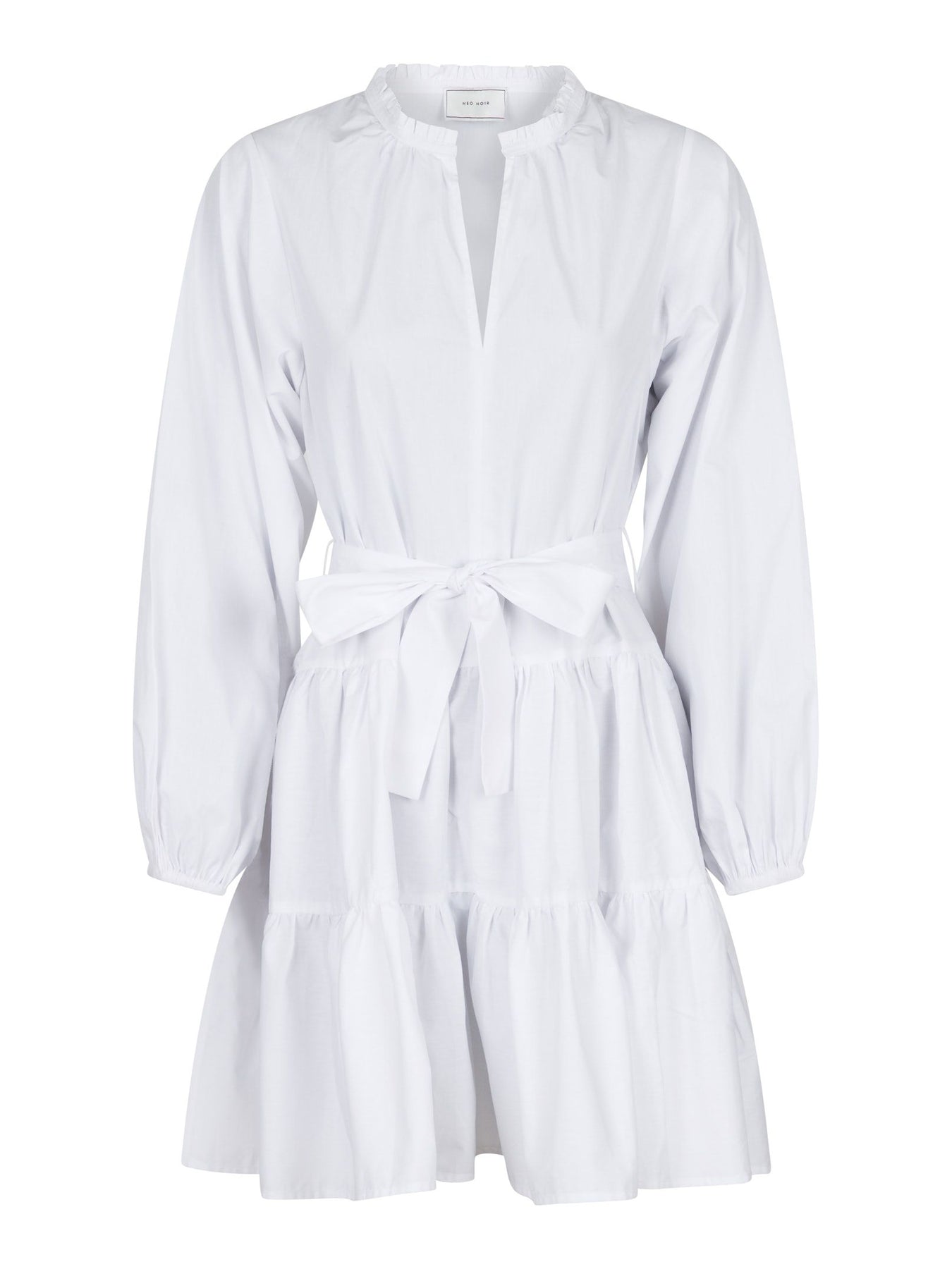 Debbie Poplin Dress - White