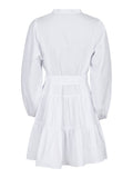 Debbie Poplin Dress - White