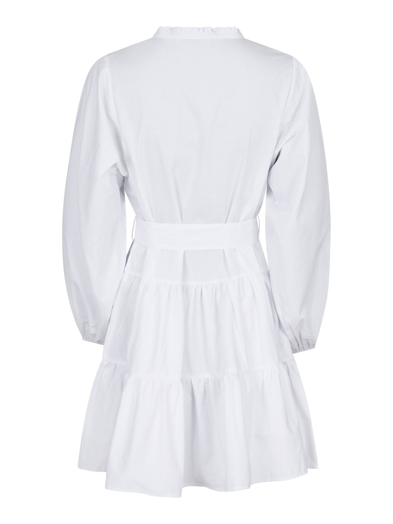 Debbie Poplin Dress - White