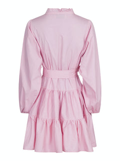 Debbie Poplin Dress - Rose