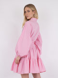 Debbie Poplin Dress - Rose