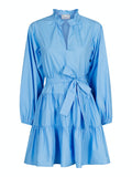 Debbie Poplin Dress - Sky Blue