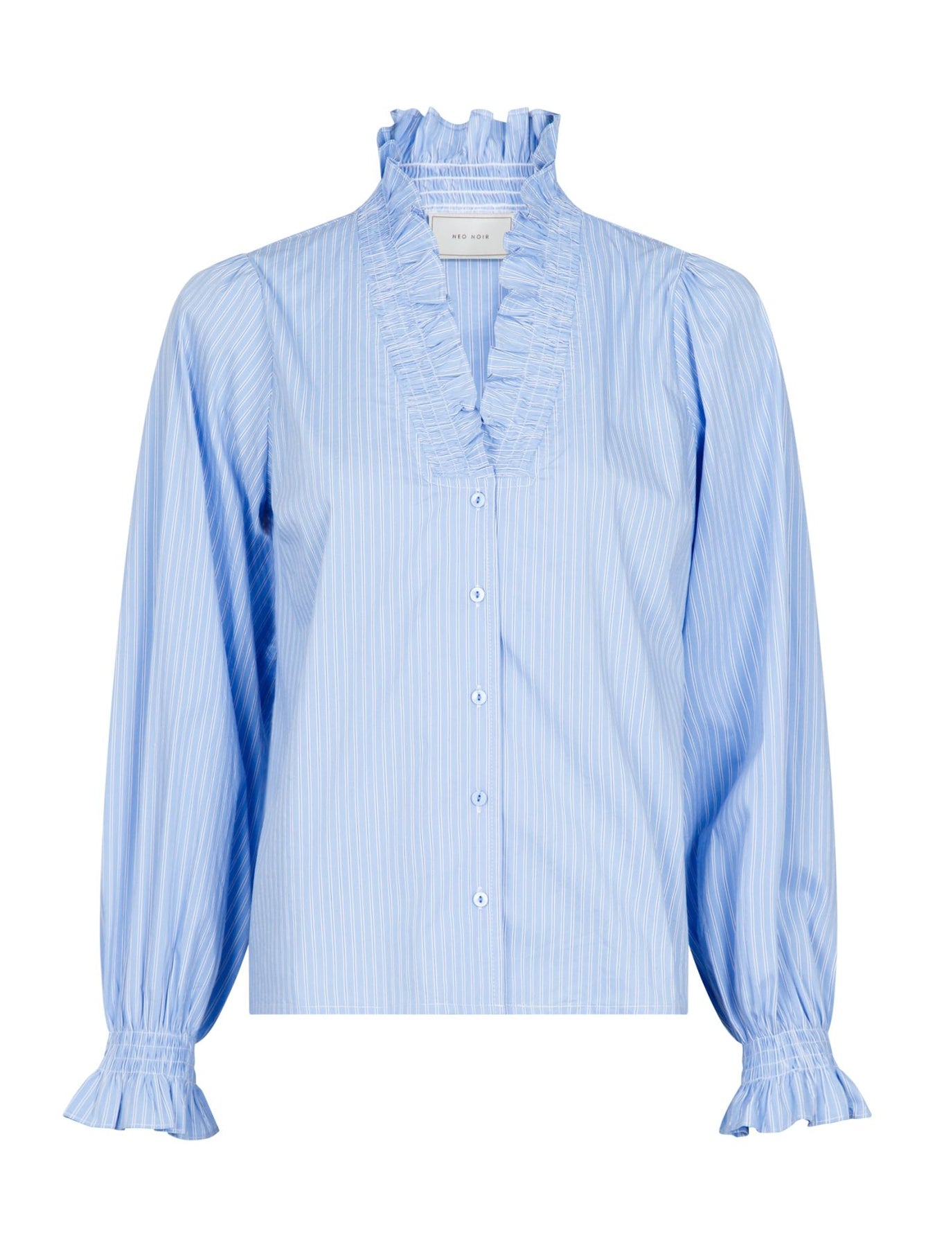 Brielle Stripe Shirt - Light Blue