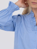 Brielle Stripe Shirt - Light Blue