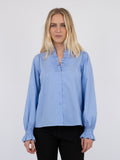 Brielle Stripe Shirt - Light Blue