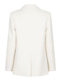 Avery Check Boucle Blazer - Off White