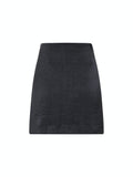 Missa Heavy Sateen Skirt - Black