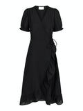 Marietta Linen Dress - Black