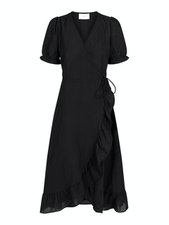 Marietta Linen Dress - Black