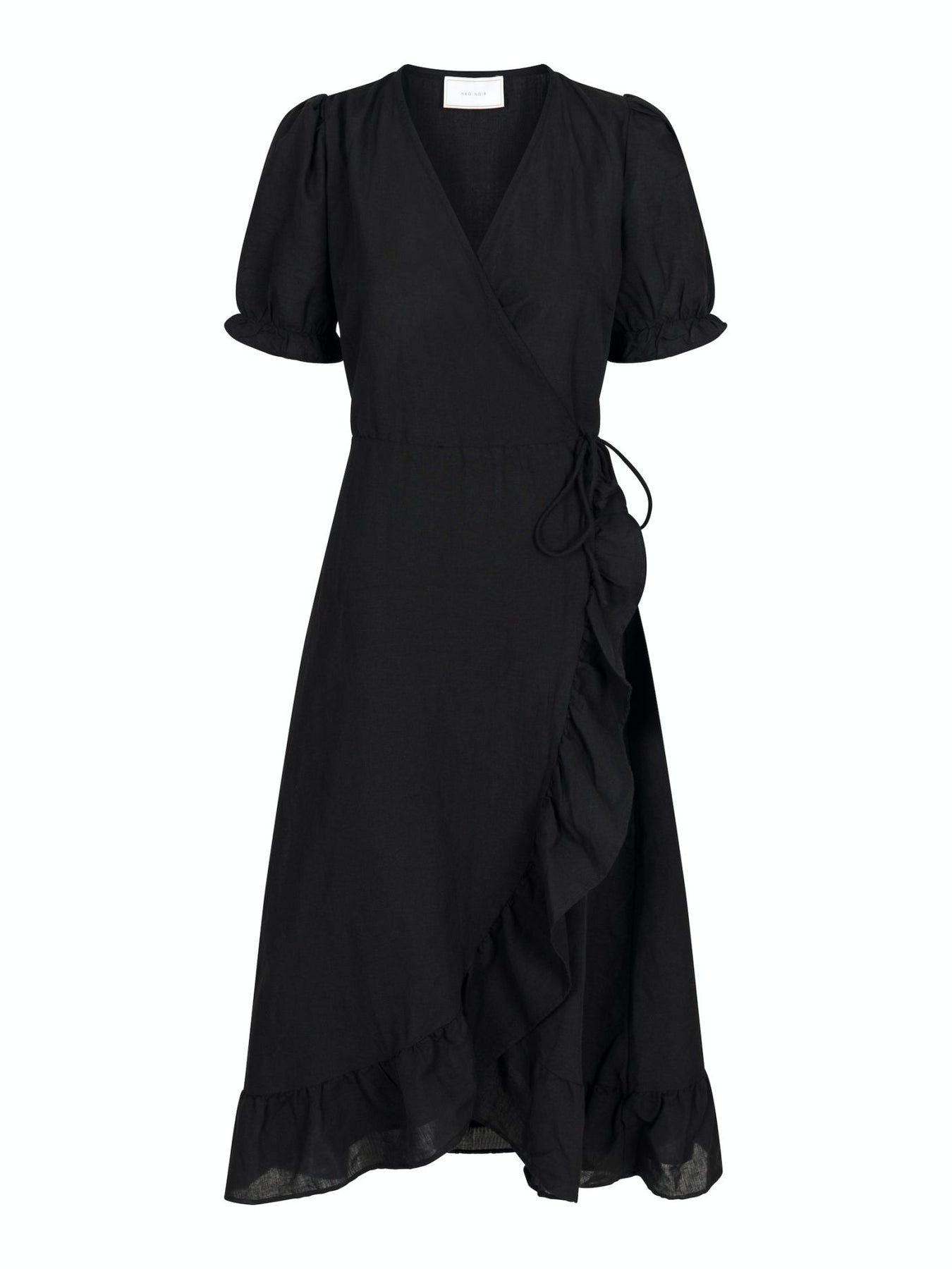 Marietta Linen Dress - Black