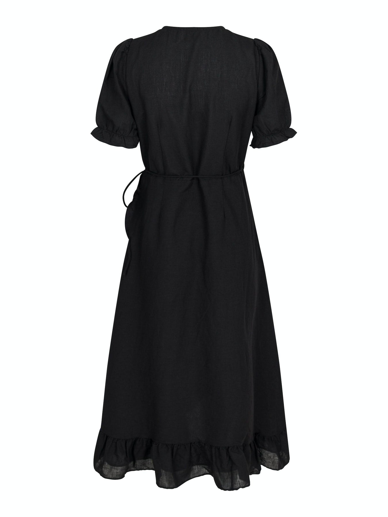 Marietta Linen Dress - Black