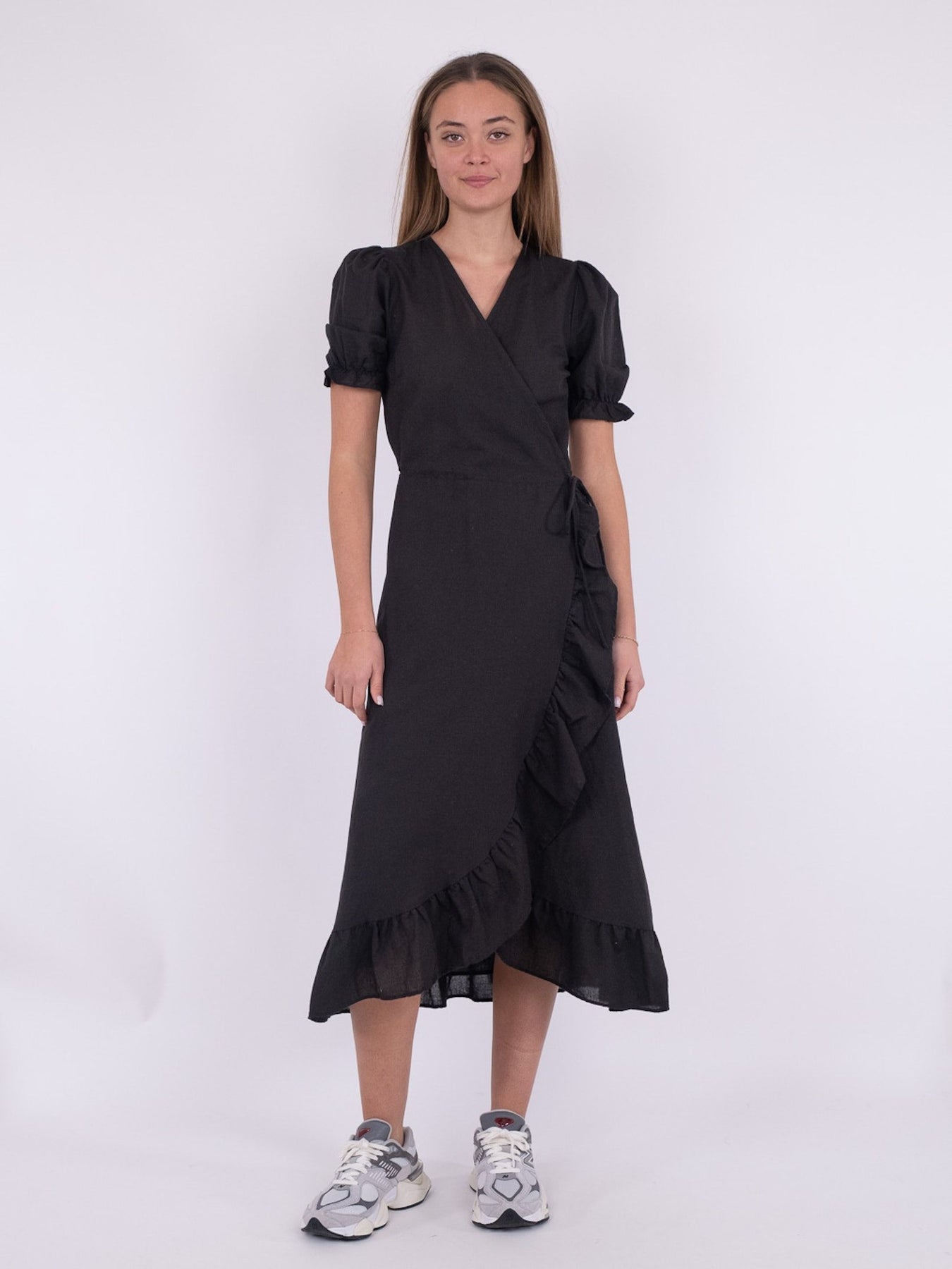 Marietta Linen Dress - Black