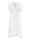 Marietta Linen Dress - White