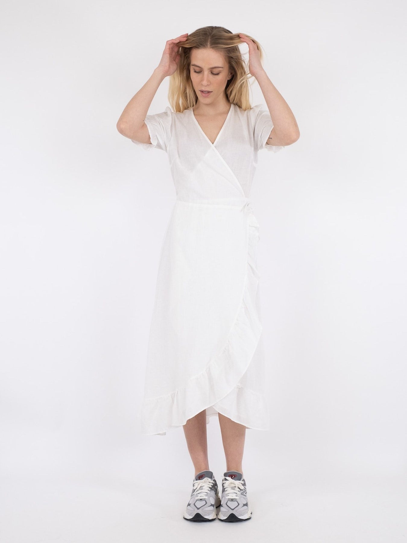 Marietta Linen Dress - White