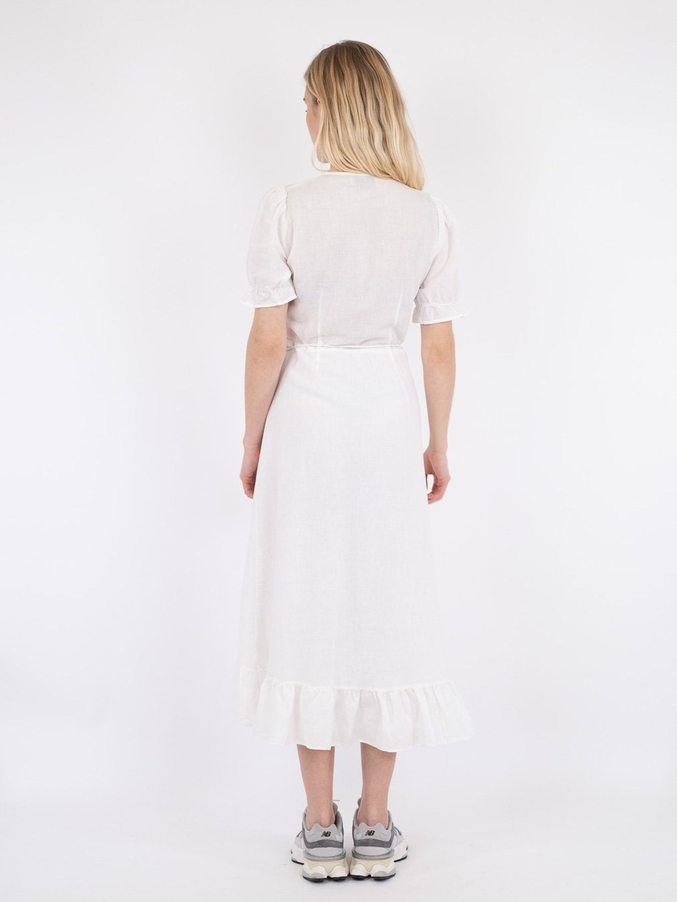 Marietta Linen Dress - White