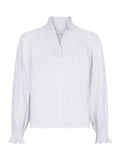 Brielle Solid Shirt - White