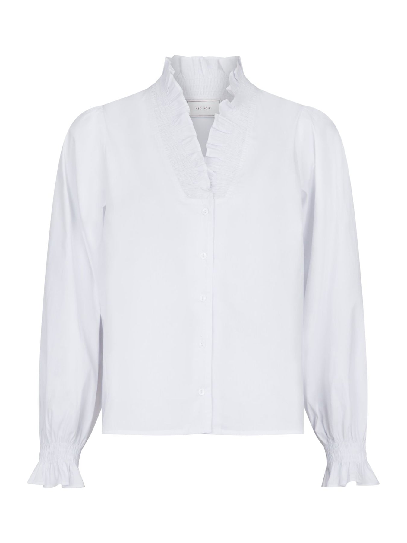 Brielle Solid Shirt - White