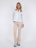 Brielle Solid Shirt - White