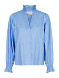 Brielle Solid Shirt - Sky Blue