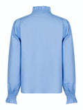 Brielle Solid Shirt - Sky Blue