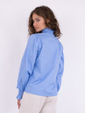 Brielle Solid Shirt - Sky Blue