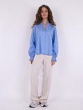 Brielle Solid Shirt - Sky Blue