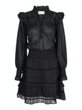 Piano S Voile Dress - Black