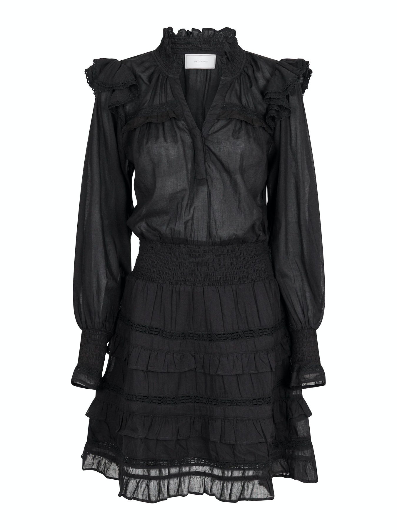 Piano S Voile Dress - Black