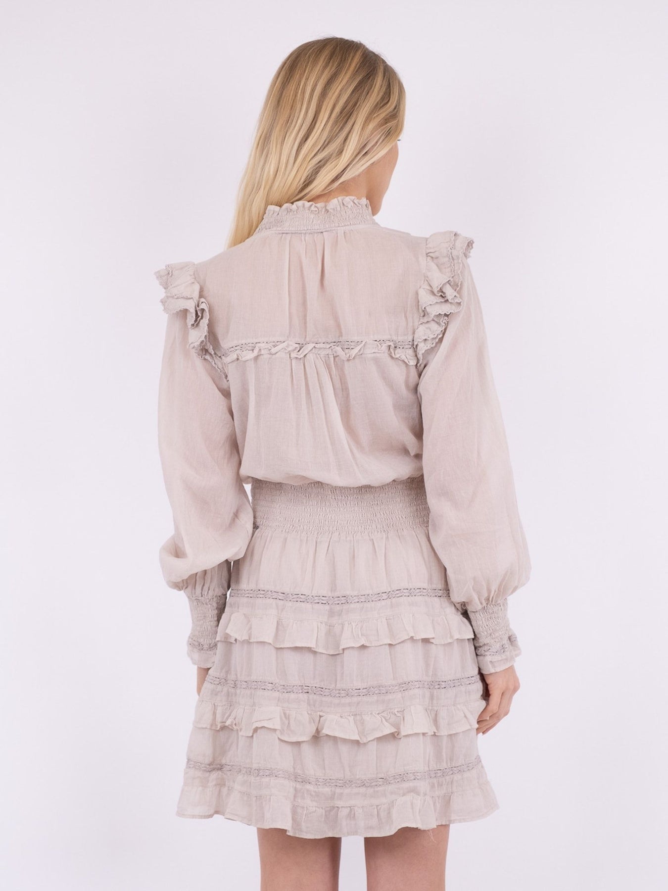 Piano S Voile Dress - Ivory
