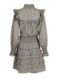 Piano S Voile Dress - Smoke Green