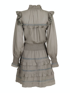 Piano S Voile Dress - Smoke Green